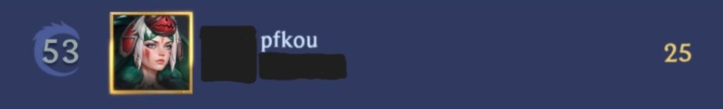 キ城25になった時のランキング画面